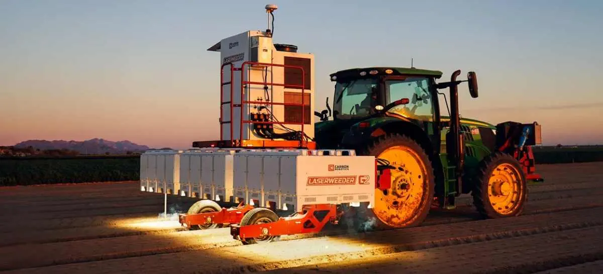 Carbon Robotics Laser Weeder in Field