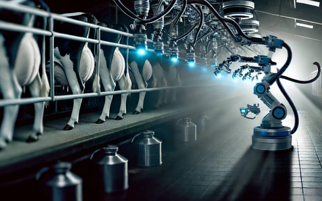 Roboty udojowe: zwiększanie produkcji dzięki automatycznej ekstrakcji mleka i analizie zarządzania krowami